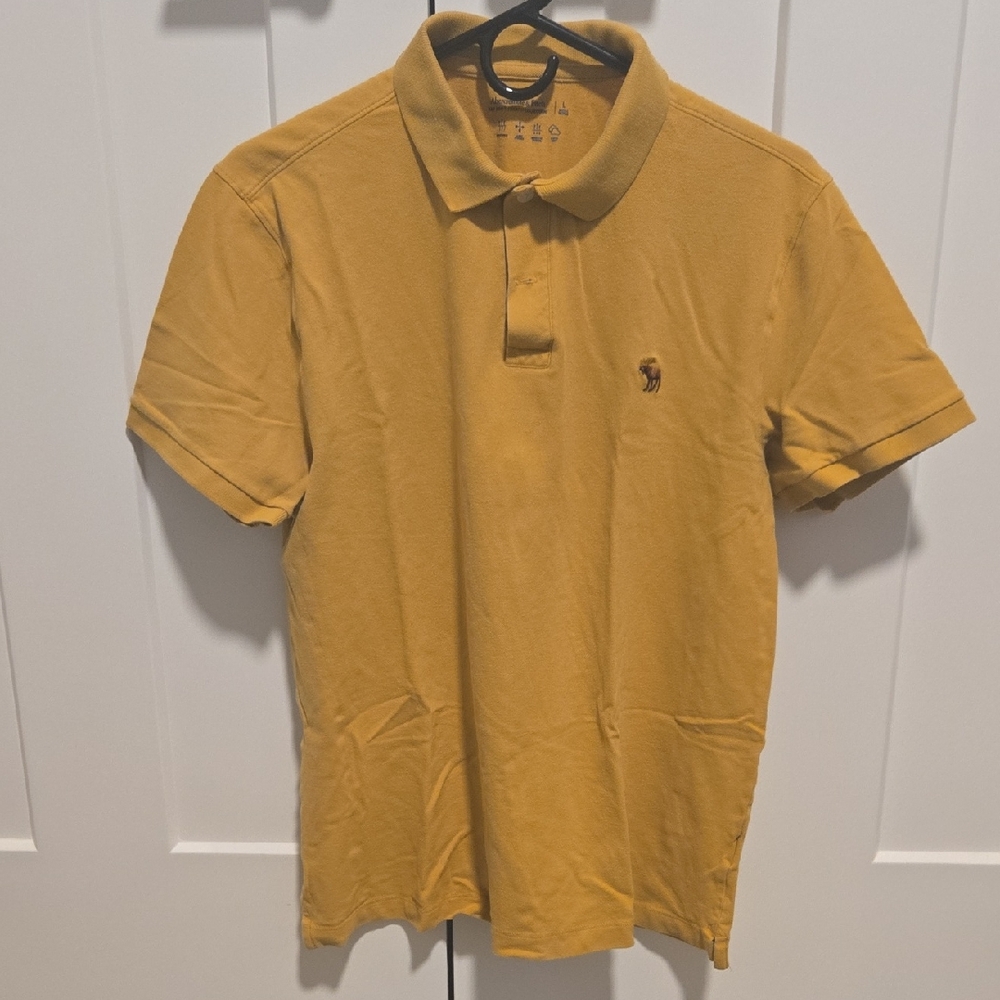Abercrombie & Fitch Mustard Polo Shirt